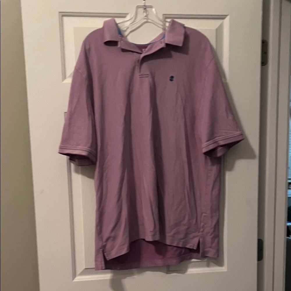 Izod Purple Advance Performance Stretch Polo